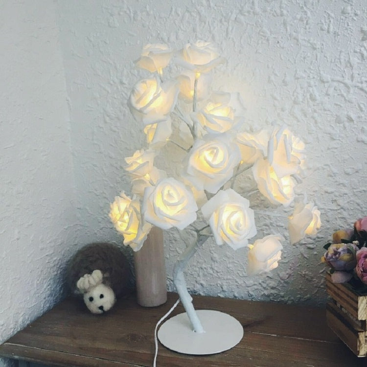Lampe de chevet Veilleuse rose Décoration chambre Cœur de fille, 220V CA