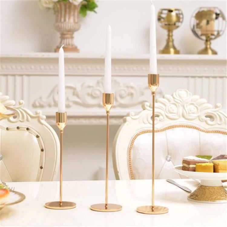 Photophore créatif à tête unique, décoration de table de mariage, S, M, L