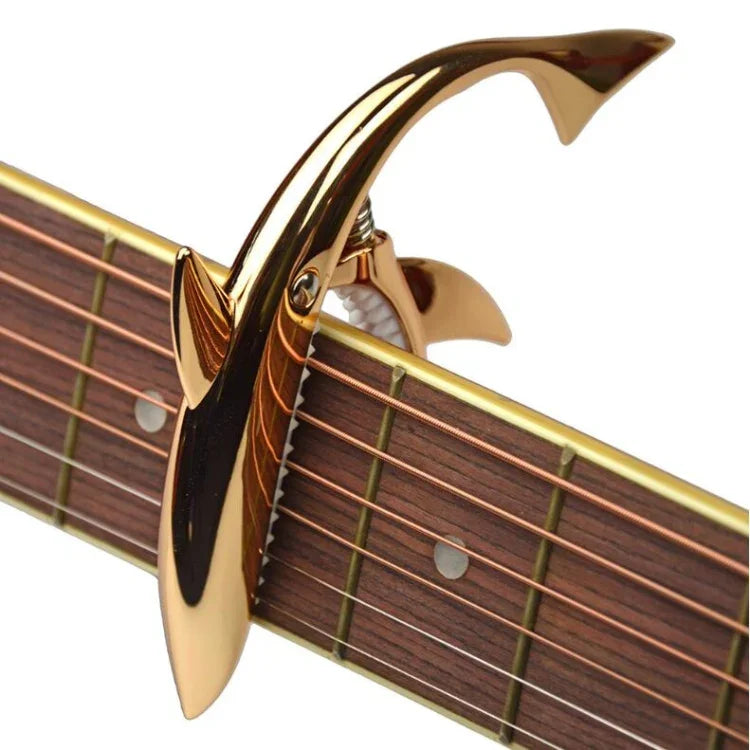 Capodastre de guitare en alliage de zinc en forme de requin, capodastre de guitare