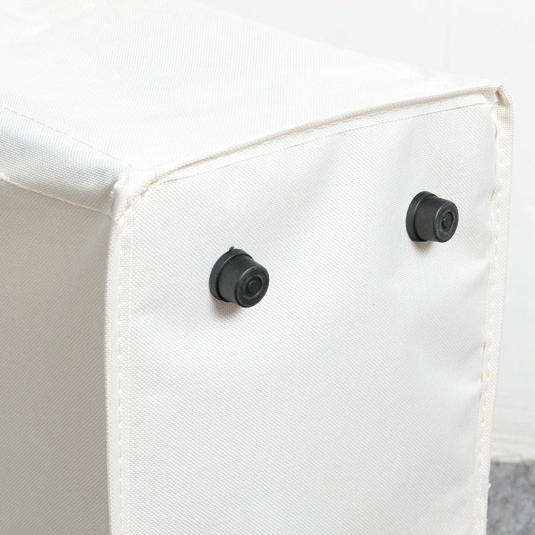 Sac à linge style cordon de serrage avec fond en PU, sac de rangement pour vêtements sales en tissu Oxford, petit panier à linge pliable