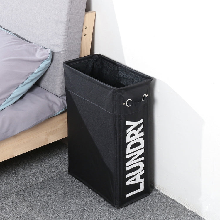 Sac à linge style cordon de serrage avec fond en PU, sac de rangement pour vêtements sales en tissu Oxford, petit panier à linge pliable
