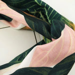 Serre-têtes Bandeaux pour femmes Style Bohème d'été Rétro Nœud Croisé Turban