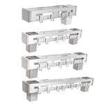 Égouttoir mural de cuisine sans perforation pour baguettes, Brossé 30cm, Brossé 40cm, Brossé 50cm, Brossé 60cm, Noir 30cm, Noir 40cm, Noir 50cm, Noir 60cm