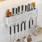 Égouttoir mural de cuisine sans perforation pour baguettes, Brossé 30cm, Brossé 40cm, Brossé 50cm, Brossé 60cm, Noir 30cm, Noir 40cm, Noir 50cm, Noir 60cm