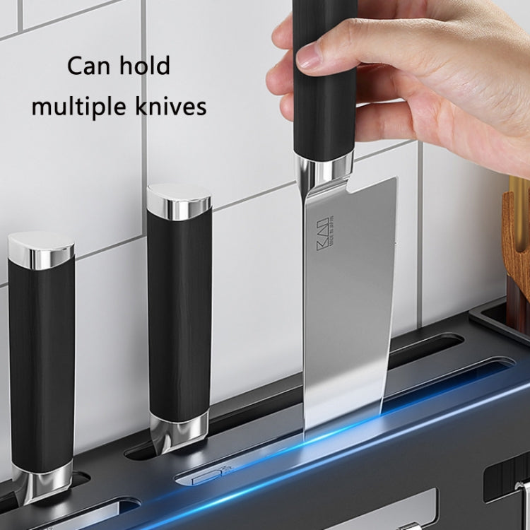 Égouttoir mural de cuisine sans perforation pour baguettes, Brossé 30cm, Brossé 40cm, Brossé 50cm, Brossé 60cm, Noir 30cm, Noir 40cm, Noir 50cm, Noir 60cm