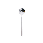 Mini accessoires Cuillère à café Cuillère à dessert de cuisine Forme ronde Café Acier inoxydable Maison, 13cm, 15cm, 17cm