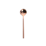 Mini accessoires Cuillère à café Cuillère à dessert de cuisine Forme ronde Café Acier inoxydable Maison, 13cm, 15cm, 17cm