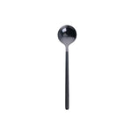 Mini accessoires Cuillère à café Cuillère à dessert de cuisine Forme ronde Café Acier inoxydable Maison, 13cm, 15cm, 17cm