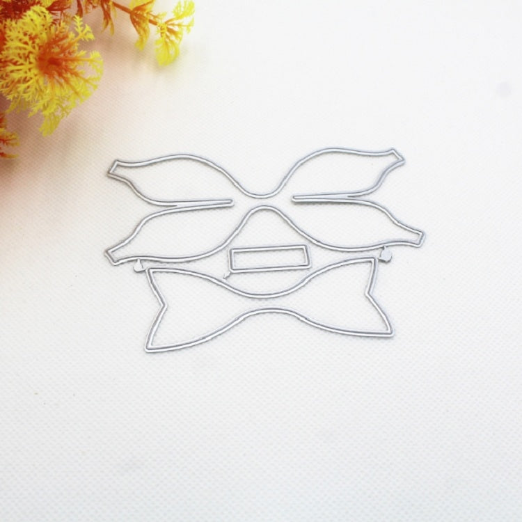 Matrice de découpe pour gaufrage en métal, motif nœud 3D, pour scrapbooking, matrice de découpe en forme de nœud 3D pour scrapbooking