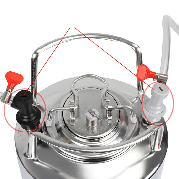 Distributeur de raccords de fûts de bière à domicile, déconnexion de fût, verrouillage à bille