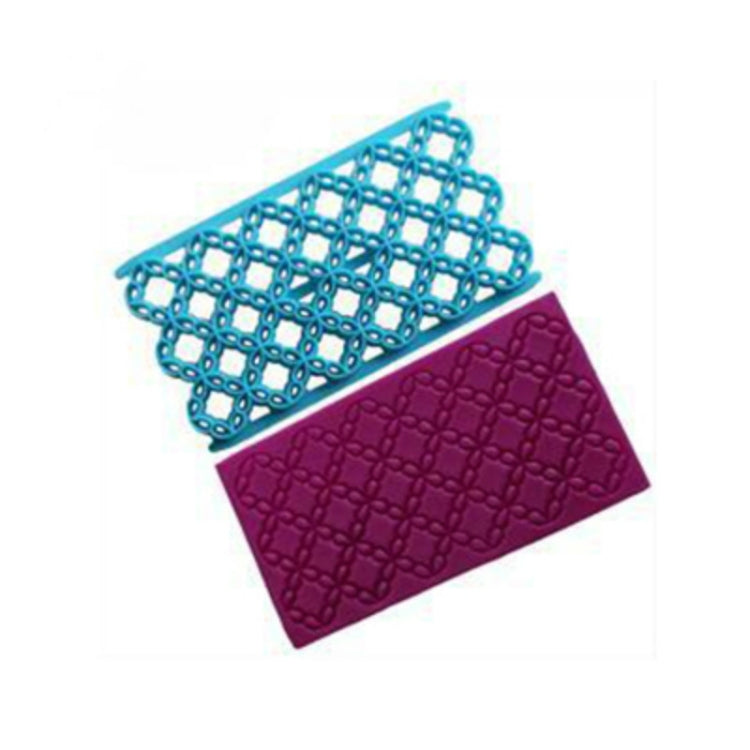Lot de 2 emporte-pièces en forme de cœur en losange texturé à carreaux pour décoration de gâteaux et pâtisseries
