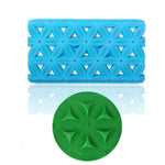 Lot de 2 emporte-pièces en forme de cœur en losange texturé à carreaux pour décoration de gâteaux et pâtisseries