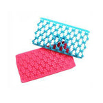 Lot de 2 emporte-pièces en forme de cœur en losange texturé à carreaux pour décoration de gâteaux et pâtisseries