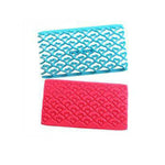 Lot de 2 emporte-pièces en forme de cœur en losange texturé à carreaux pour décoration de gâteaux et pâtisseries