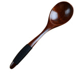 10 cuillères en bois écologiques, vaisselle de cuisine, cuillères à mélanger le café et la soupe, ustensiles de cuisine, cuillères à mélanger le café et le thé, cuillère à café (marron), cuillère à café (noir), cuillère à café (marron clair)