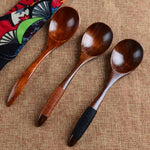 10 cuillères en bois écologiques, vaisselle de cuisine, cuillères à mélanger le café et la soupe, ustensiles de cuisine, cuillères à mélanger le café et le thé, cuillère à café (marron), cuillère à café (noir), cuillère à café (marron clair)