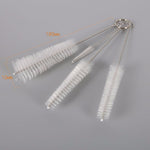2 brosses de nettoyage en acier inoxydable pour pailles et tuyaux, brosse pour pailles et tuyaux