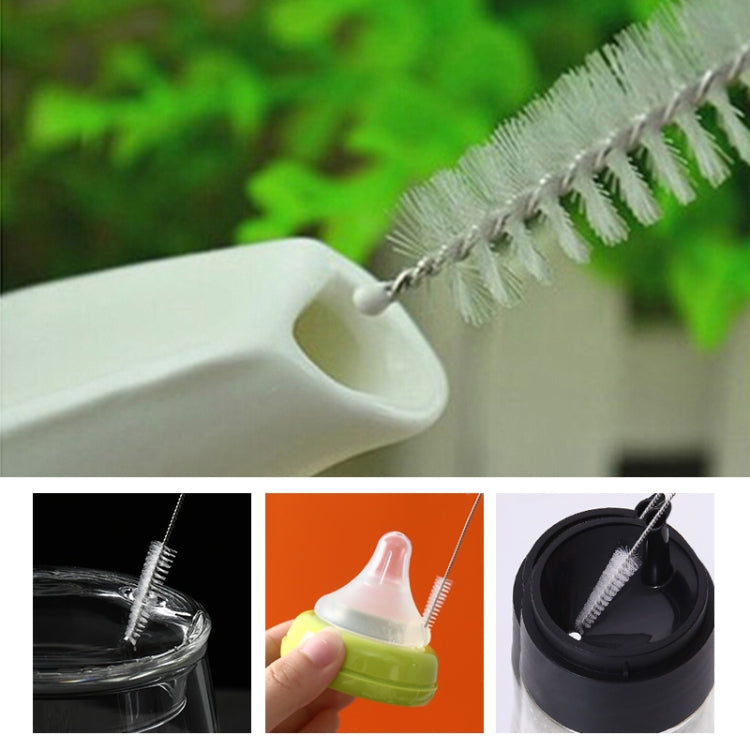 2 brosses de nettoyage en acier inoxydable pour pailles et tuyaux, brosse pour pailles et tuyaux