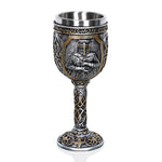 Mug à café et bière 3D Crâne Viking, Crâne, Bière, Vin, Cadeau, Acier inoxydable, Tasse décorative de Chevalier pour Homme, Calice, Mug
