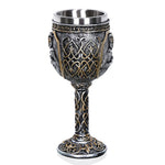 Mug à café et bière 3D Crâne Viking, Crâne, Bière, Vin, Cadeau, Acier inoxydable, Tasse décorative de Chevalier pour Homme, Calice, Mug