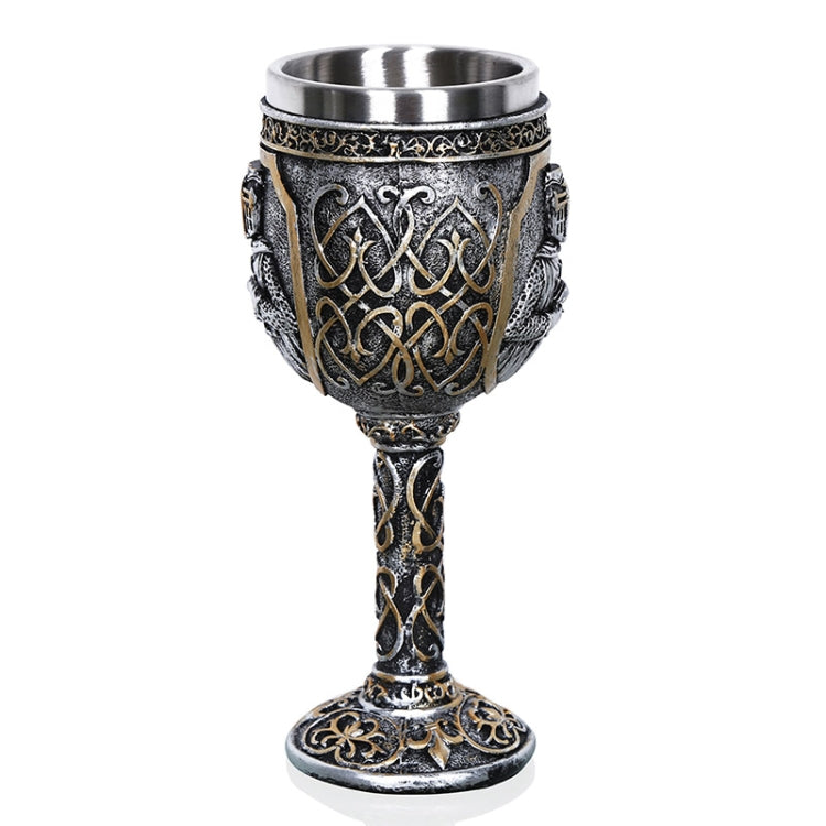 Mug à café et bière 3D Crâne Viking, Crâne, Bière, Vin, Cadeau, Acier inoxydable, Tasse décorative de Chevalier pour Homme, Calice, Mug