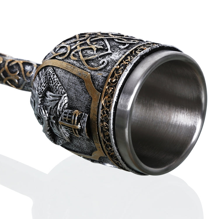 Mug à café et bière 3D Crâne Viking, Crâne, Bière, Vin, Cadeau, Acier inoxydable, Tasse décorative de Chevalier pour Homme, Calice, Mug