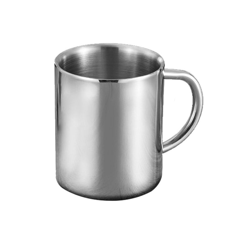 Tasse à café en acier inoxydable à double paroi, tasse thermique portable, gobelet de voyage, pot à café, tasses à lait, thé, bière, doubles tasses à eau de bureau, 220 ml, 300 ml, 400 ml