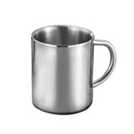 Tasse à café en acier inoxydable à double paroi, tasse thermique portable, gobelet de voyage, pot à café, tasses à lait, thé, bière, doubles tasses à eau de bureau, 220 ml, 300 ml, 400 ml