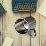 Tasse à café en acier inoxydable à double paroi, tasse thermique portable, gobelet de voyage, pot à café, tasses à lait, thé, bière, doubles tasses à eau de bureau, 220 ml, 300 ml, 400 ml