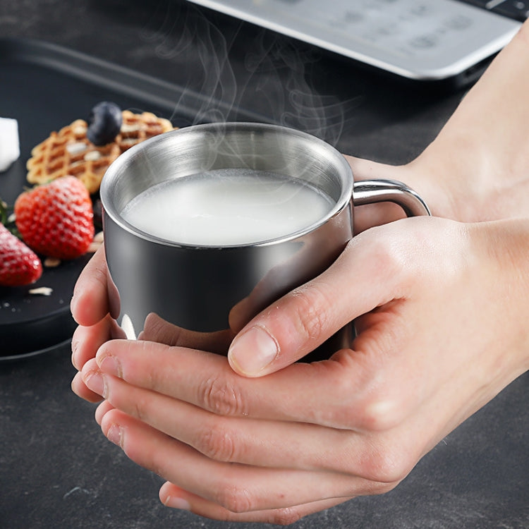Tasse à café en acier inoxydable à double paroi, tasse thermique portable, gobelet de voyage, pot à café, tasses à lait, thé, bière, doubles tasses à eau de bureau, 220 ml, 300 ml, 400 ml