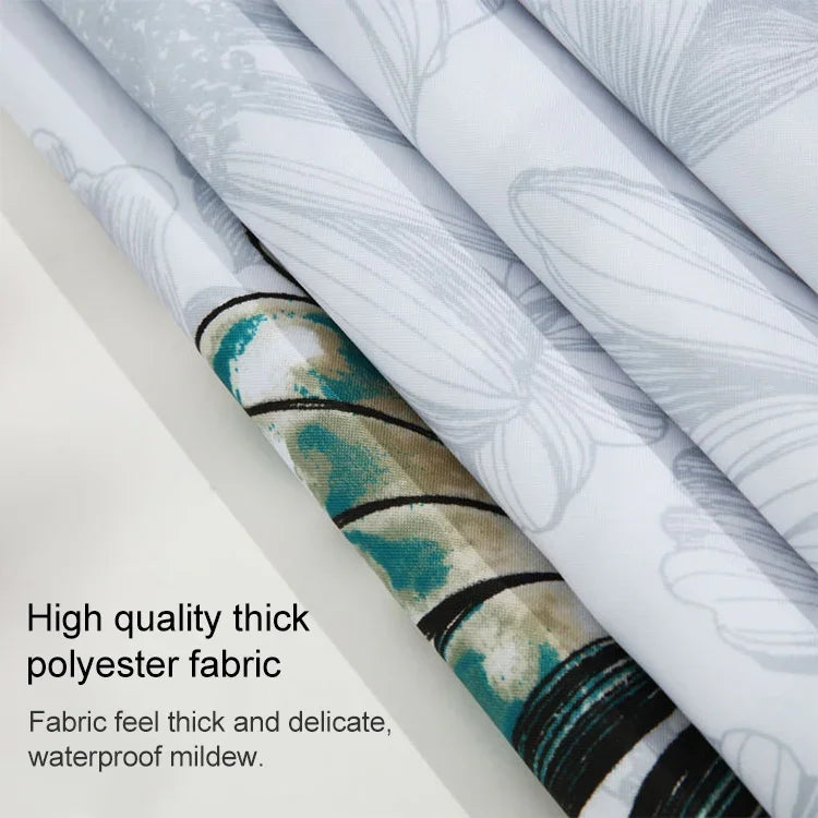Rideaux de douche imperméables en polyester motif papillon, lavables, 80x180cm, 120x180cm
