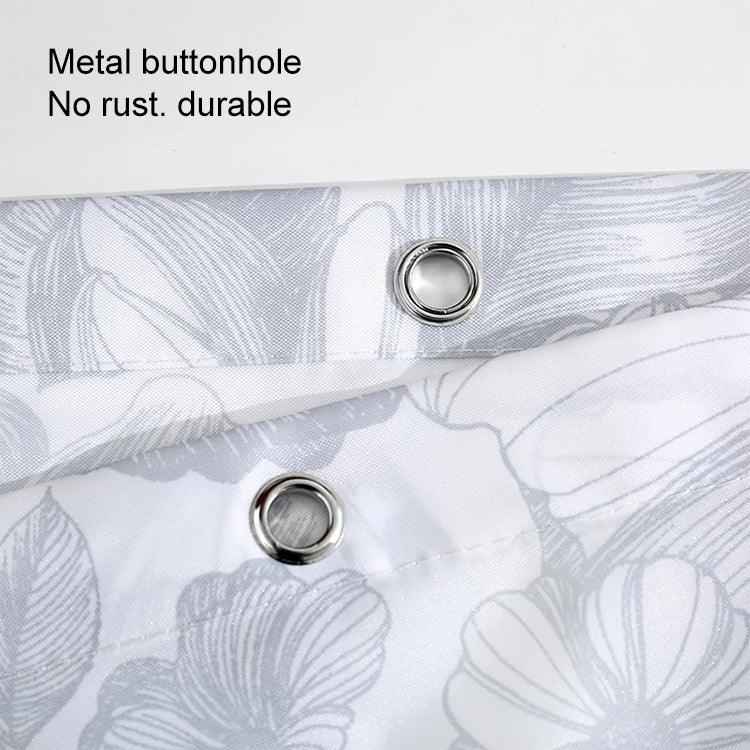 Rideaux de douche imperméables en polyester motif papillon, lavables, 80x180cm, 120x180cm