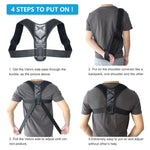 Ceinture de maintien ajustable pour le dos, correcteur de posture, M, L