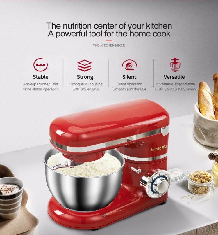 Robot pâtissier, Robot de cuisine avec bol mélangeur et couvercle anti-projections