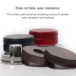Dispositif de remplissage plat pour poudre de café en acier inoxydable Macaron, plat, trois pulpes, fileté