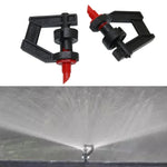 10 pièces accessoires micro-irrigation goutte à goutte avec interface filetée pour arroseur rotatif à 360 degrés, interface filetée pour arroseur