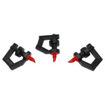 10 pièces accessoires micro-irrigation goutte à goutte avec interface filetée pour arroseur rotatif à 360 degrés, interface filetée pour arroseur