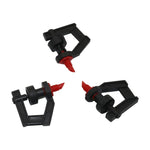 10 pièces accessoires micro-irrigation goutte à goutte avec interface filetée pour arroseur rotatif à 360 degrés, interface filetée pour arroseur