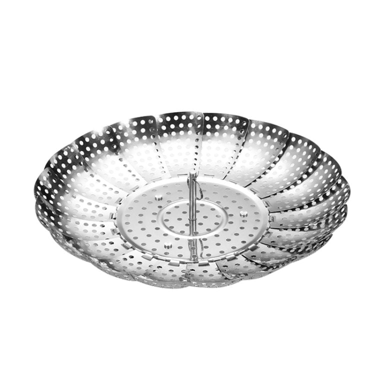 Panier vapeur lotus pliable rétractable en acier inoxydable, panier vapeur lotus