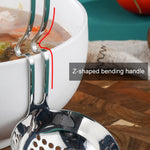 Cuillère murale suspendue créative en acier inoxydable pour hot pot, cuillère à pêche, cuillère à bouillie, cuillère à soupe, écumoire
