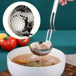 Cuillère murale suspendue créative en acier inoxydable pour hot pot, cuillère à pêche, cuillère à bouillie, cuillère à soupe, écumoire