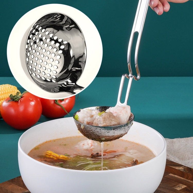 Cuillère murale suspendue créative en acier inoxydable pour hot pot, cuillère à pêche, cuillère à bouillie, cuillère à soupe, écumoire