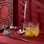 Cuillère murale suspendue créative en acier inoxydable pour hot pot, cuillère à pêche, cuillère à bouillie, cuillère à soupe, écumoire