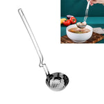 Cuillère murale suspendue créative en acier inoxydable pour hot pot, cuillère à pêche, cuillère à bouillie, cuillère à soupe, écumoire