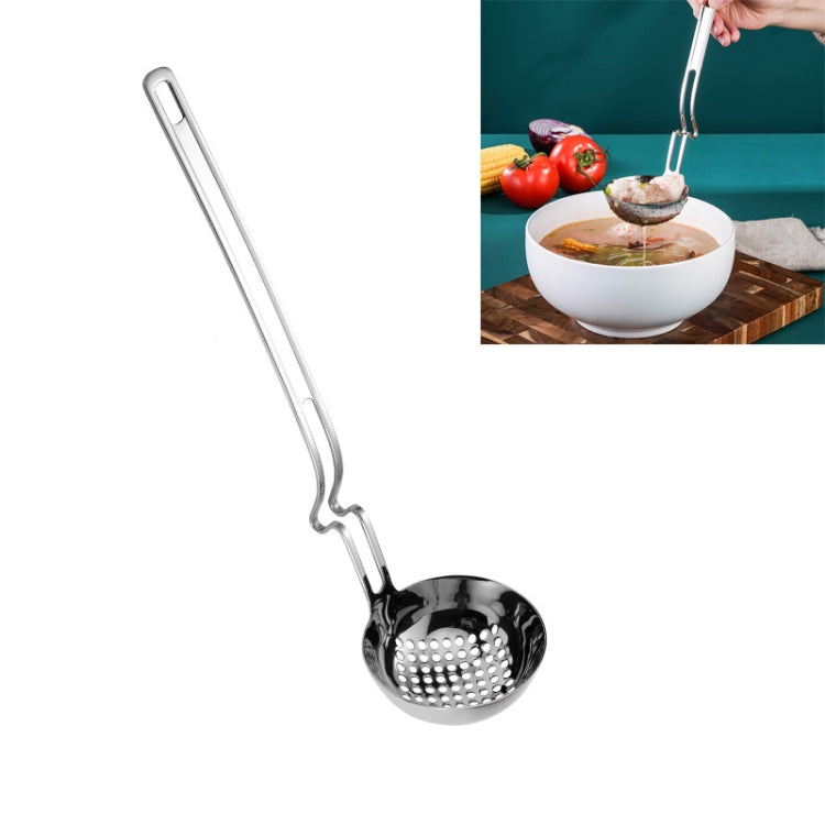 Cuillère murale suspendue créative en acier inoxydable pour hot pot, cuillère à pêche, cuillère à bouillie, cuillère à soupe, écumoire