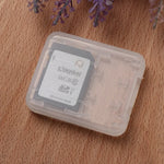 Lot de 10 mini boîtes de rangement multifonctionnelles transparentes pour cartes
