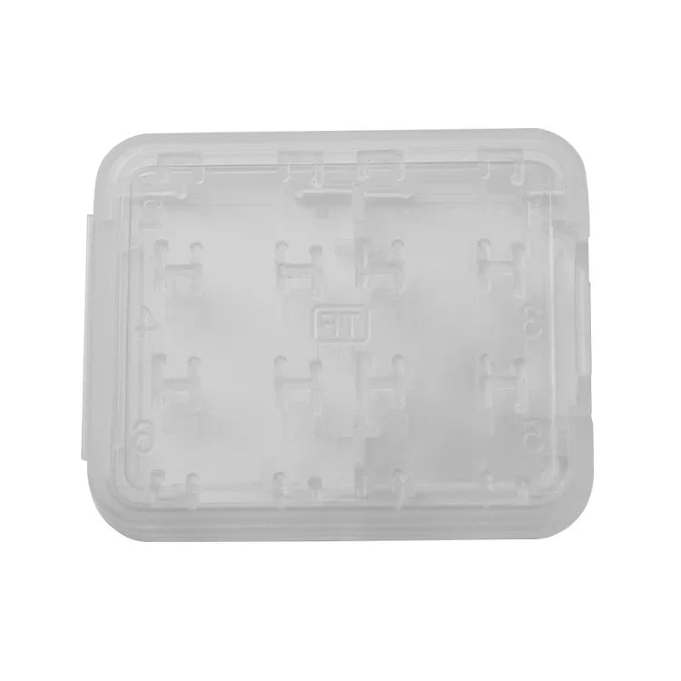 Lot de 10 mini boîtes de rangement multifonctionnelles transparentes pour cartes
