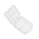 Lot de 10 mini boîtes de rangement multifonctionnelles transparentes pour cartes