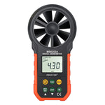 Instrument de mesure de la vitesse du vent et du volume d'air à affichage numérique haute précision PEAKMETER, MS6252A vitesse du vent, volume d'air, MS6252B température, humidité, USB