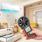 Instrument de mesure de la vitesse du vent et du volume d'air à affichage numérique haute précision PEAKMETER, MS6252A vitesse du vent, volume d'air, MS6252B température, humidité, USB